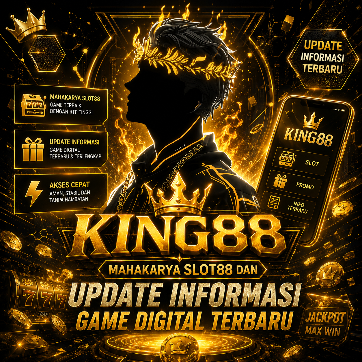 KING88 Front Black 